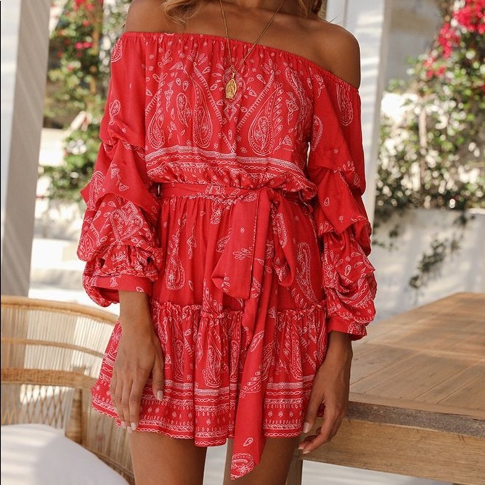 Hello Molly Win It Dress Red